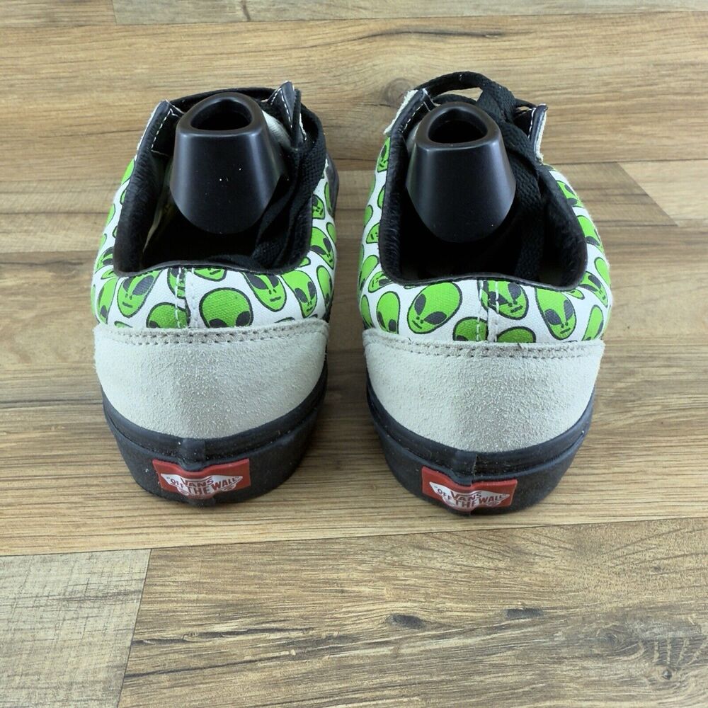 Vans Size 9.5 W|M 8 Unisex Custom Alien Skate Bla… - image 6